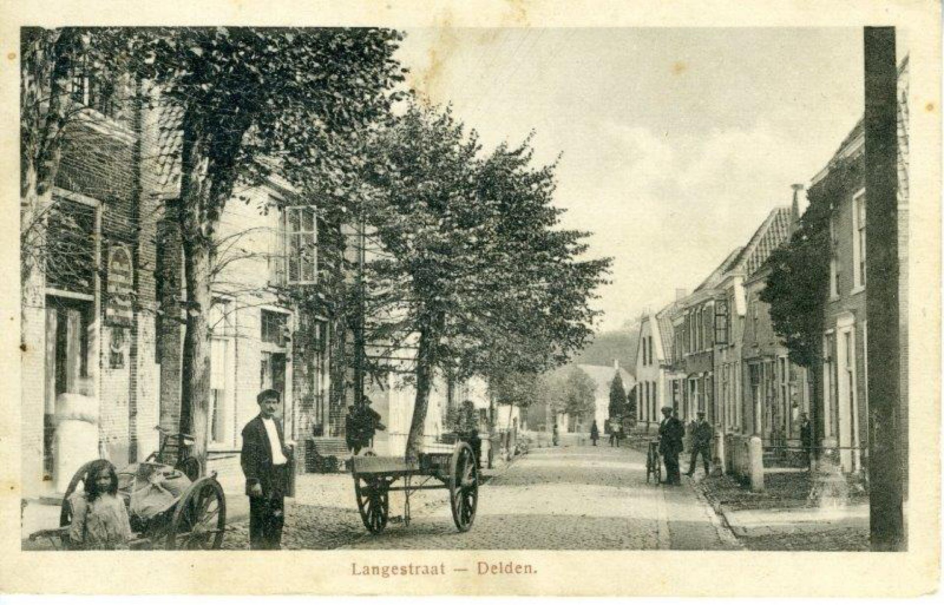 De geschiedenis van Delden in beeld - Langestraat Delden in 1912