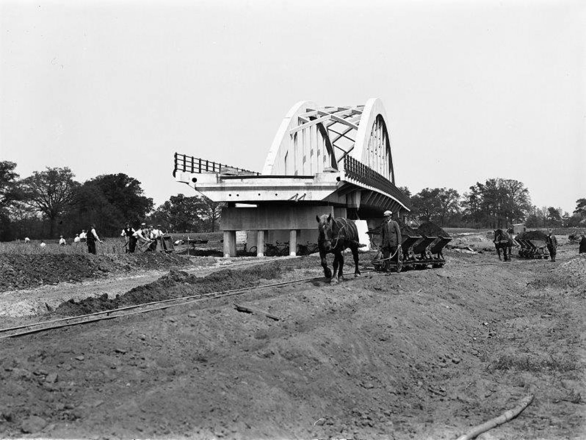 De geschiedenis van Delden in beeld - Annabrugbouw omstreeks 1933-1934