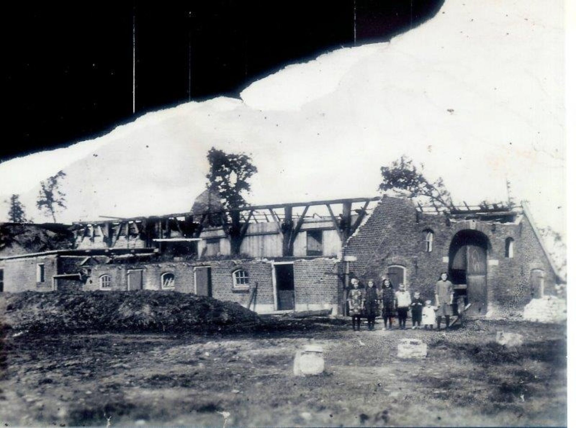 De Geschiedenis van Delden in Beeld - Cycloon verwoest 12 boerderijen in buitengebied Delden 1927