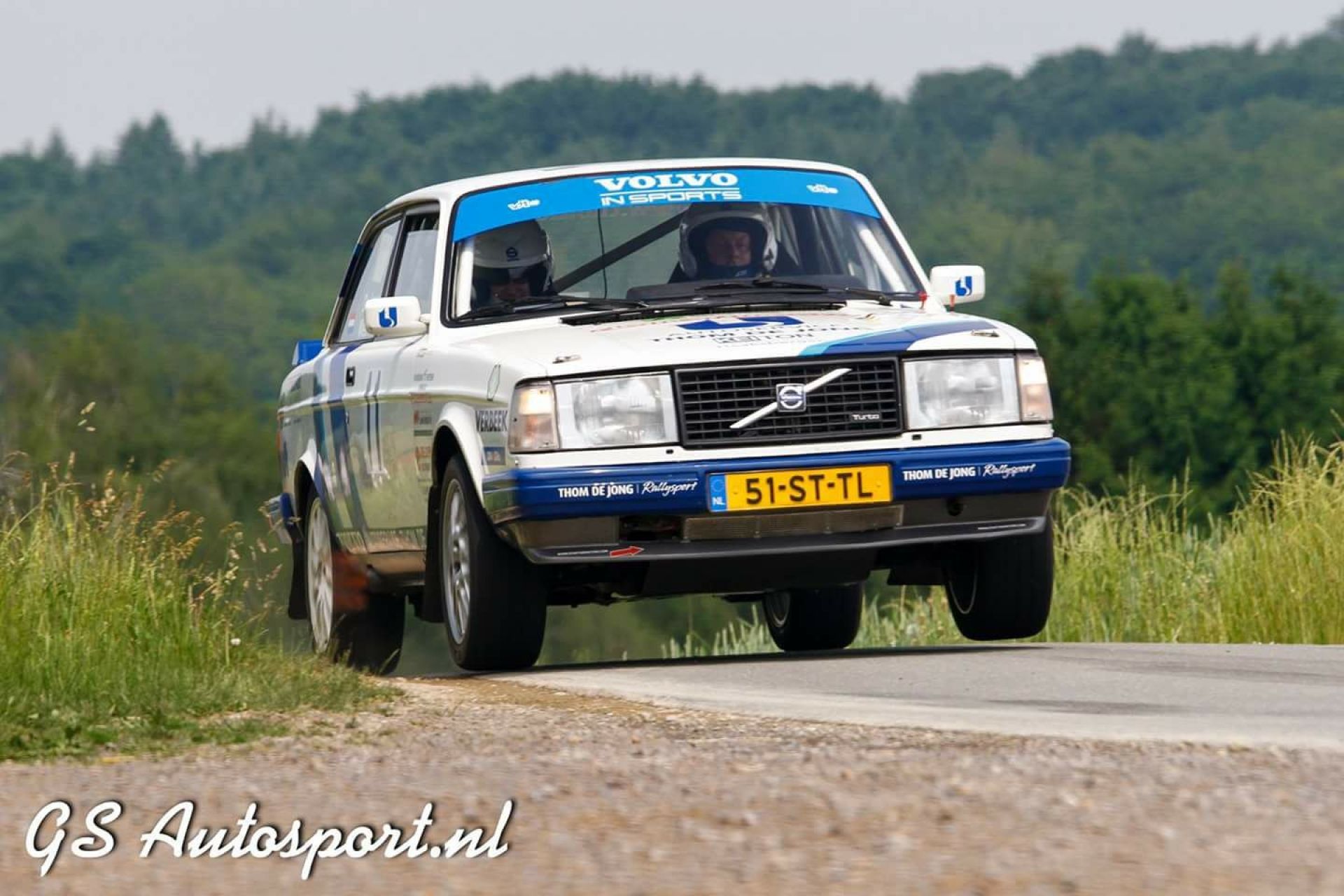 Fraaie tiende plek voor team De Jong in Gronegau rally