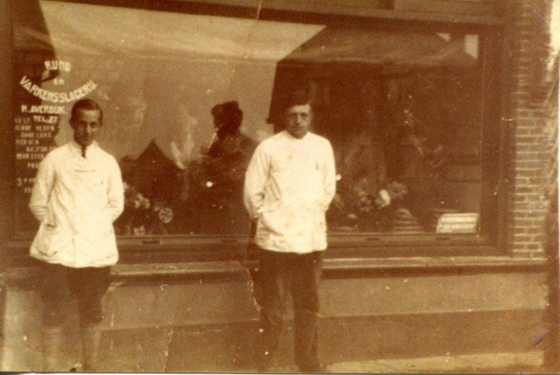 De Geschiedenis van Delden in Beeld - Slagerij Averdijk Delden in 1932