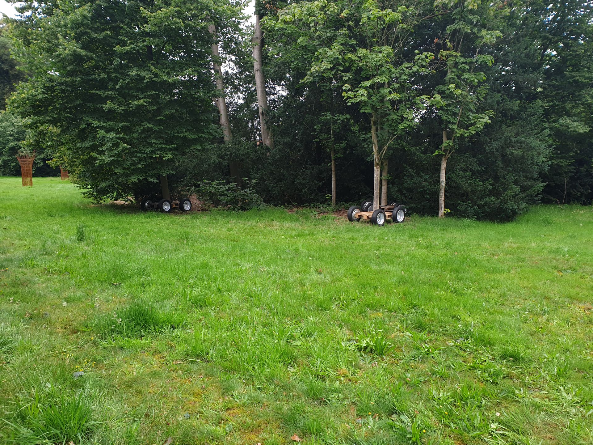 Kunstwerken te bezichtigen in Twickelparkje Nieuwe Weg