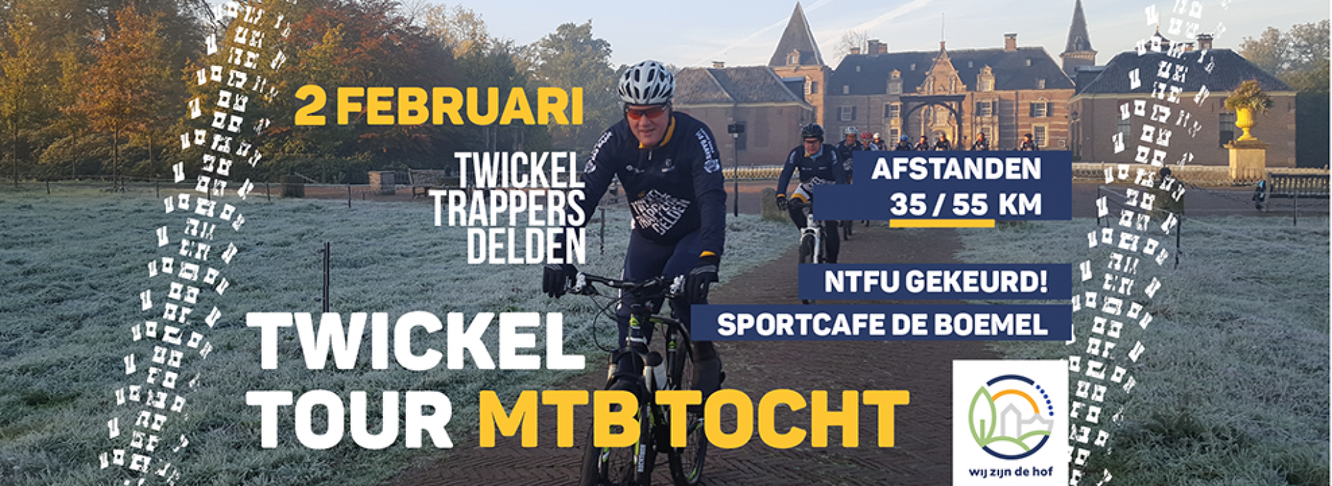 Jaarlijkse TwickelTour MTB Tocht Twickeltrappers