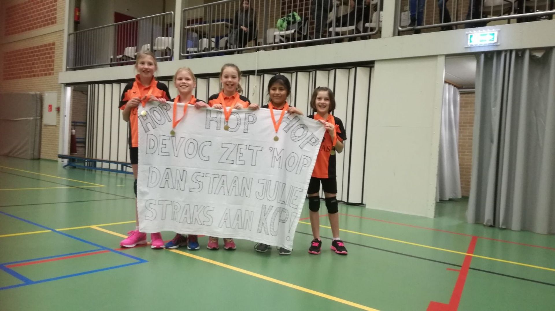3 miniteams Devoc kampioen
