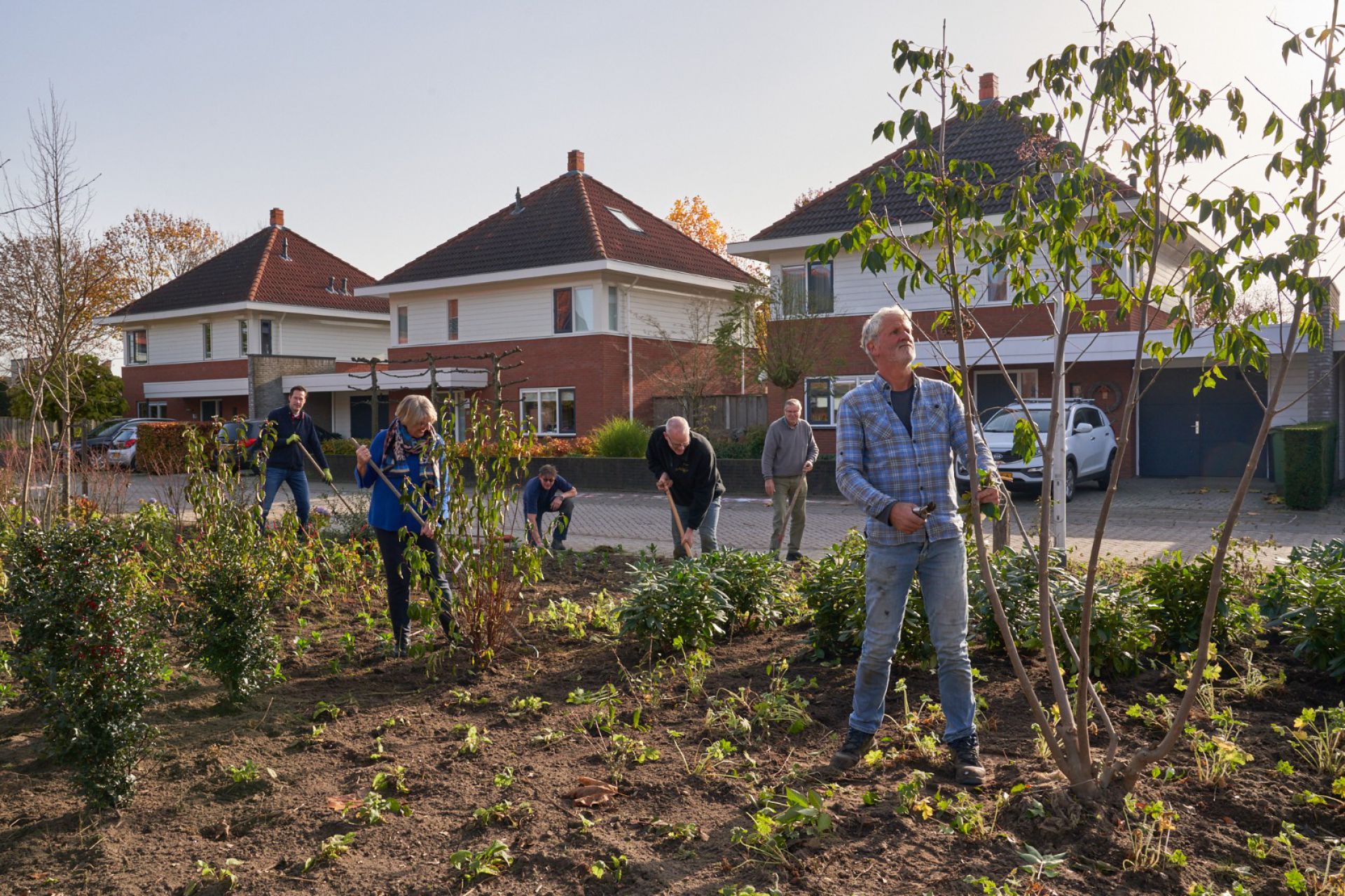 Grijs plein Schoppenstede wordt groene oase