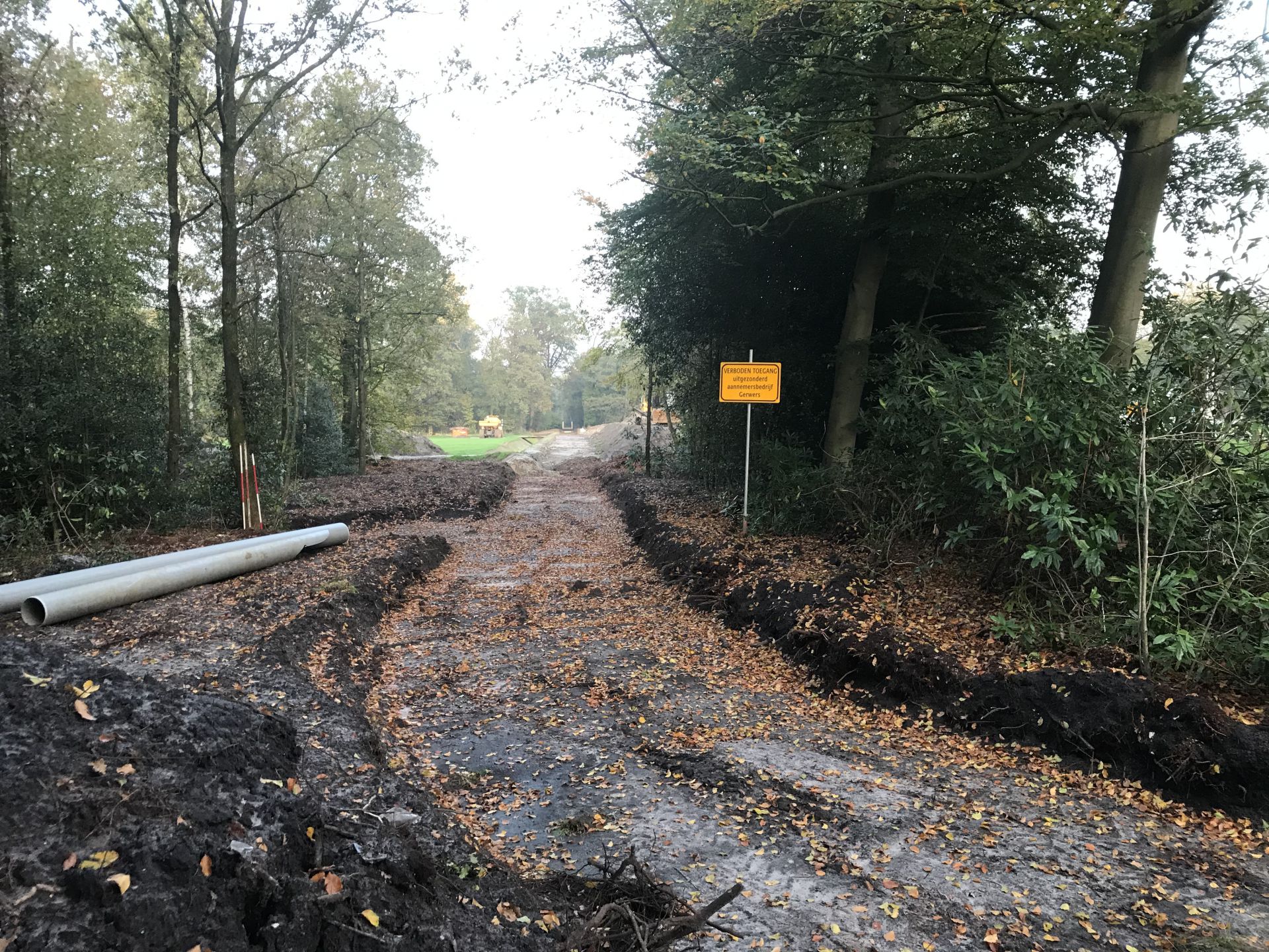 Aanleg nieuwe Twickelvijver in volle gang