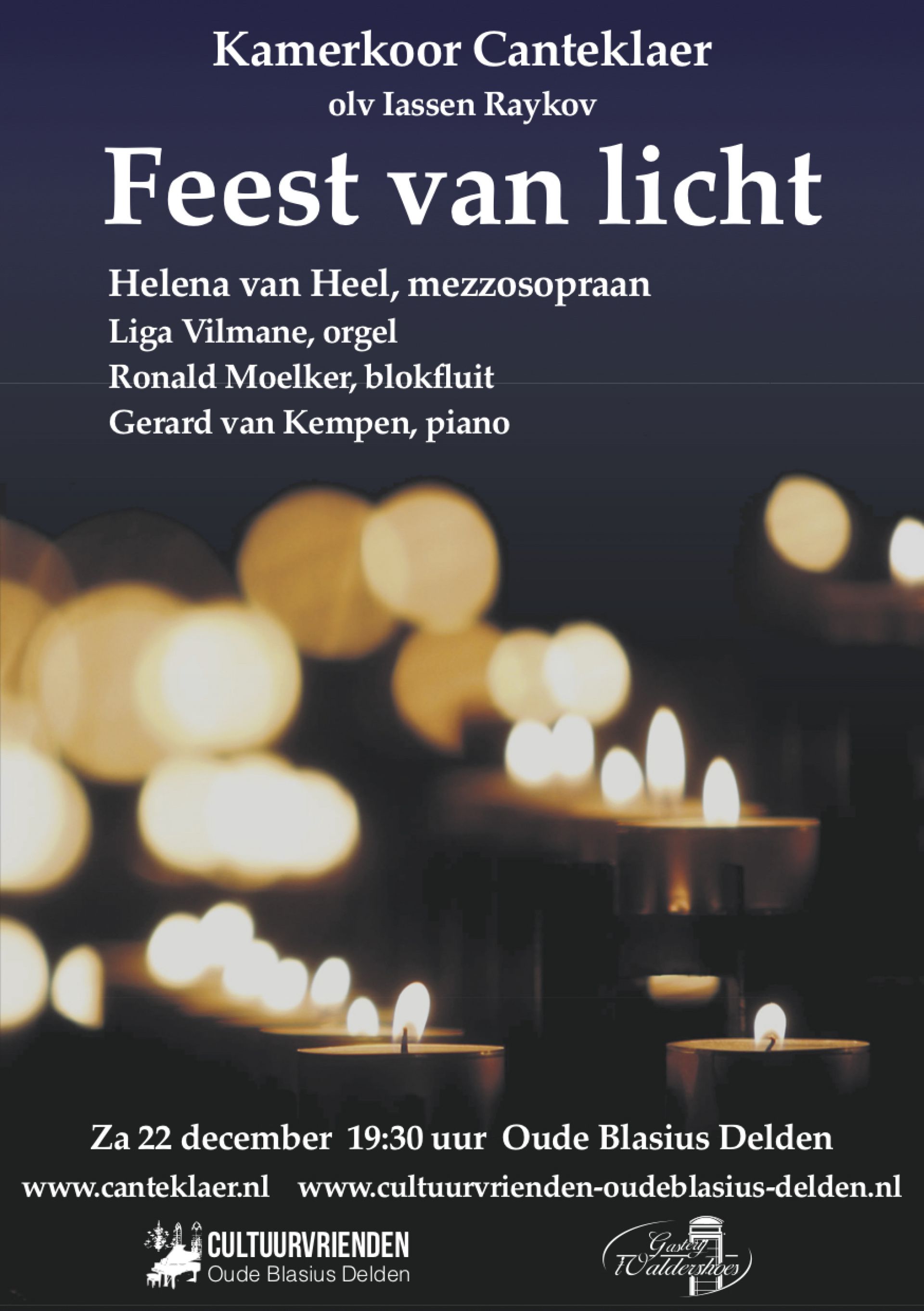 Topsolisten in Canteklaer kerstconcert &lsquo;Feest van licht&rsquo;