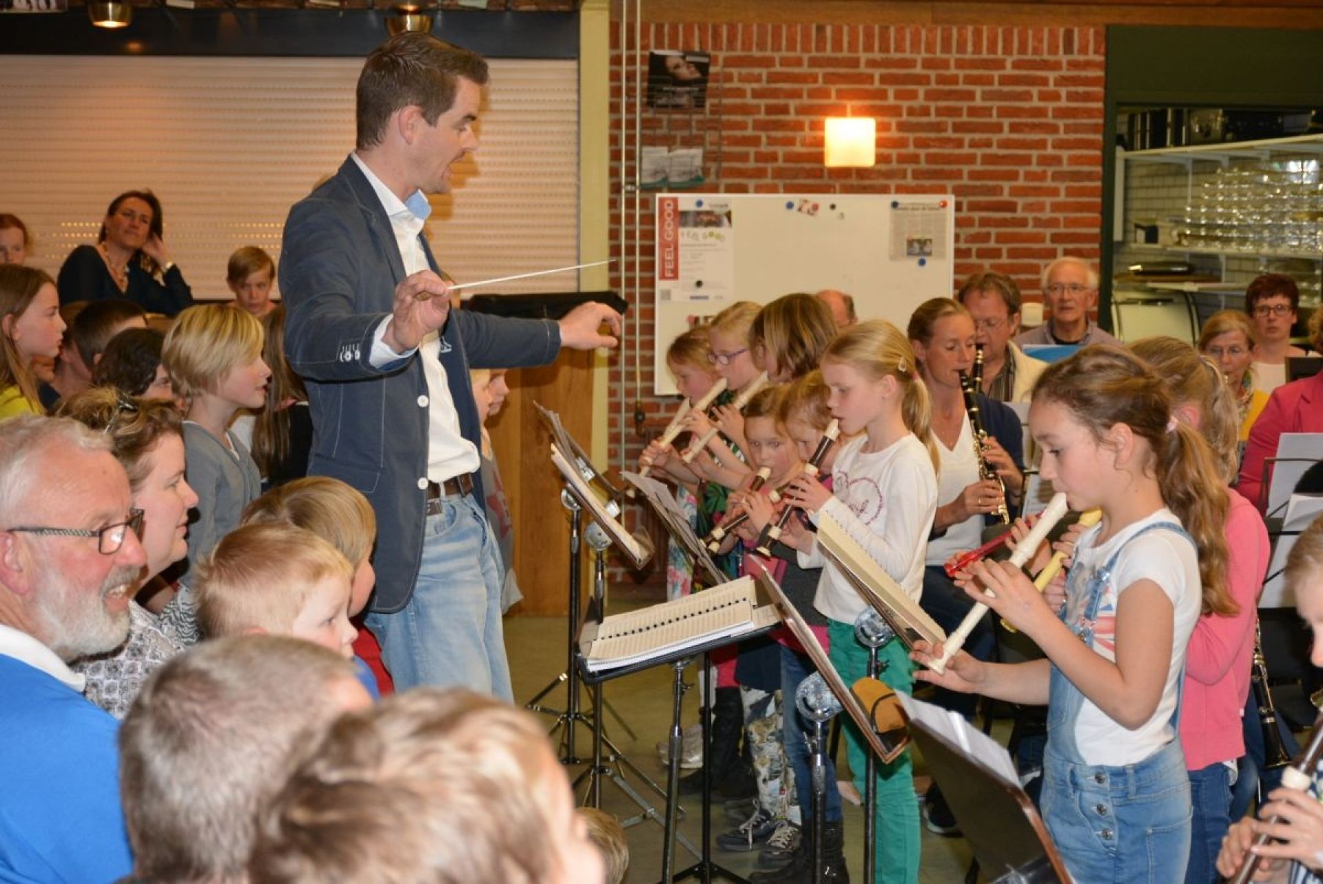 Proefles blokfluit bij Muziekvereniging Amicitia