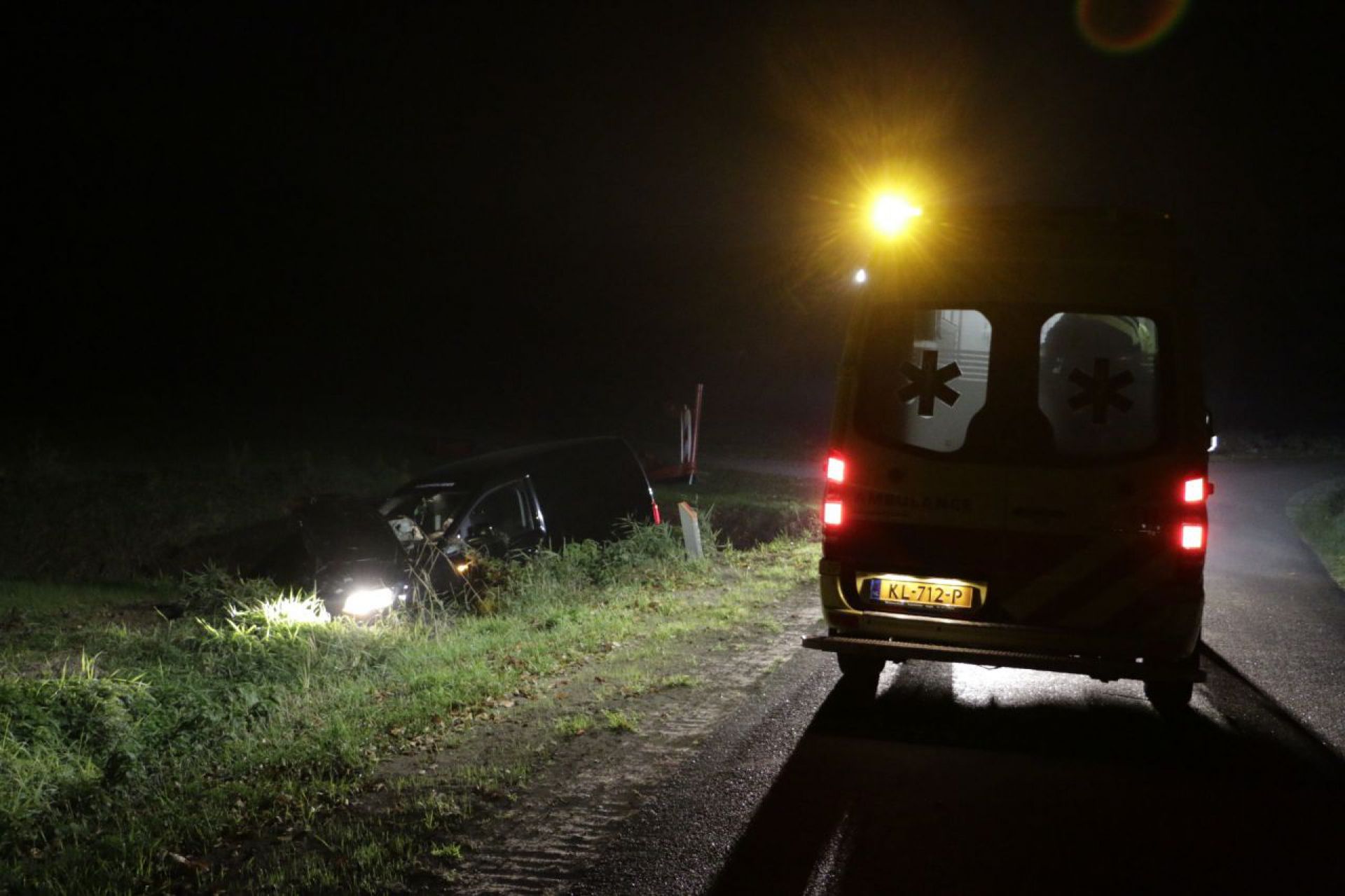 Vrouw gewond bij eenzijdig ongeval in Ambt Delden