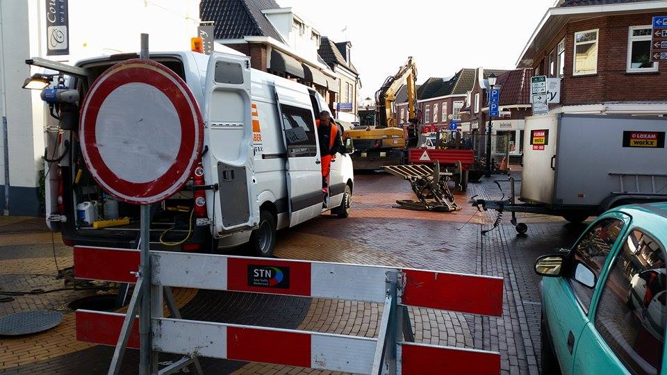 Herstel rioleringen in het centrum van Delden