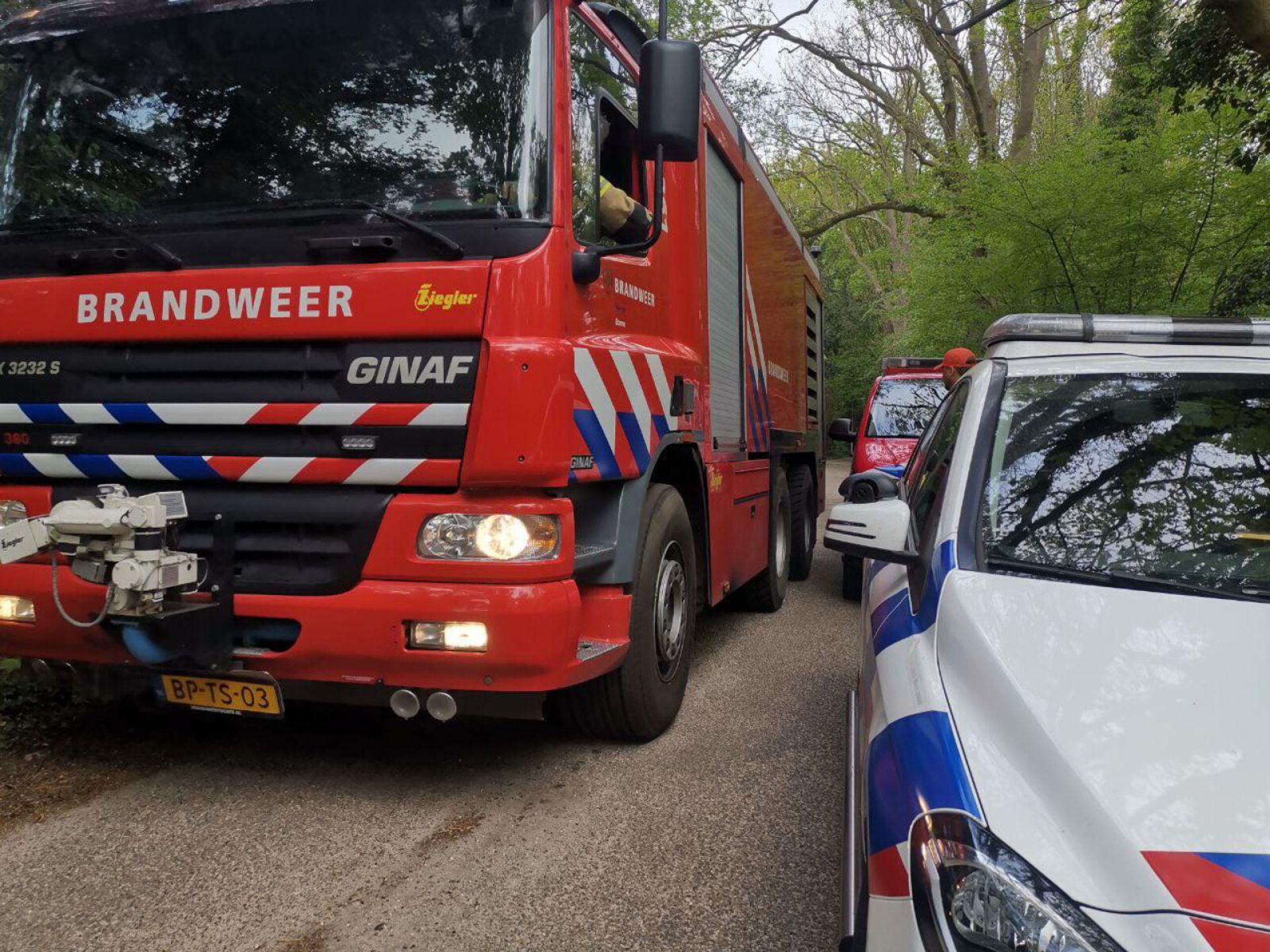Brand bij houtzagerij Twickel