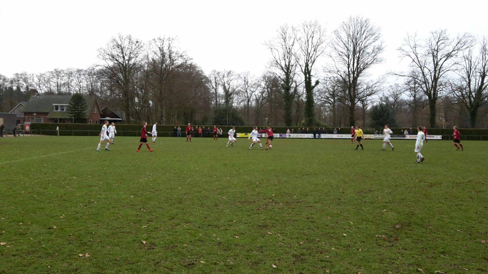 Rood Zwart sluit eerste seizoenshelft af met gelijkspel