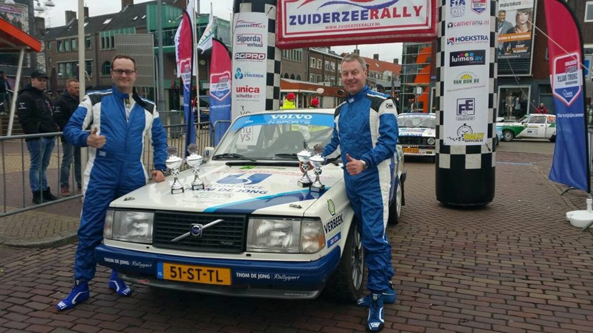 Knappe 3e plaats voor team De Jong in de Zuiderzeerally