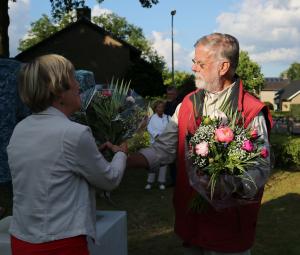 Onthulling kunstwerk Vos en Nijntje
