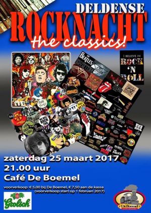 Ruim dertig artiesten en 47 &lsquo;classics&rsquo; bij vierde editie Deldense Rocknacht
