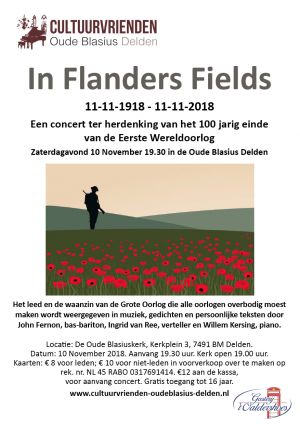 In Flanders Fields - herdenkingsconcert einde WO1 in Oude Blasius Delden