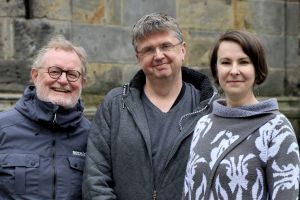  Trio op orgel, blokfluit en saxofoon in Oude Blasius 