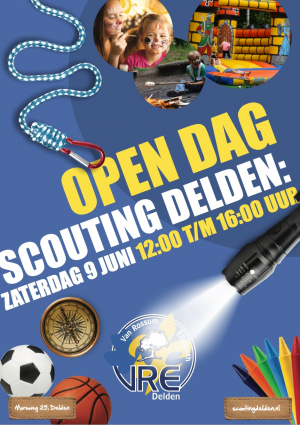 Open dag scouting Delden op 9 juni